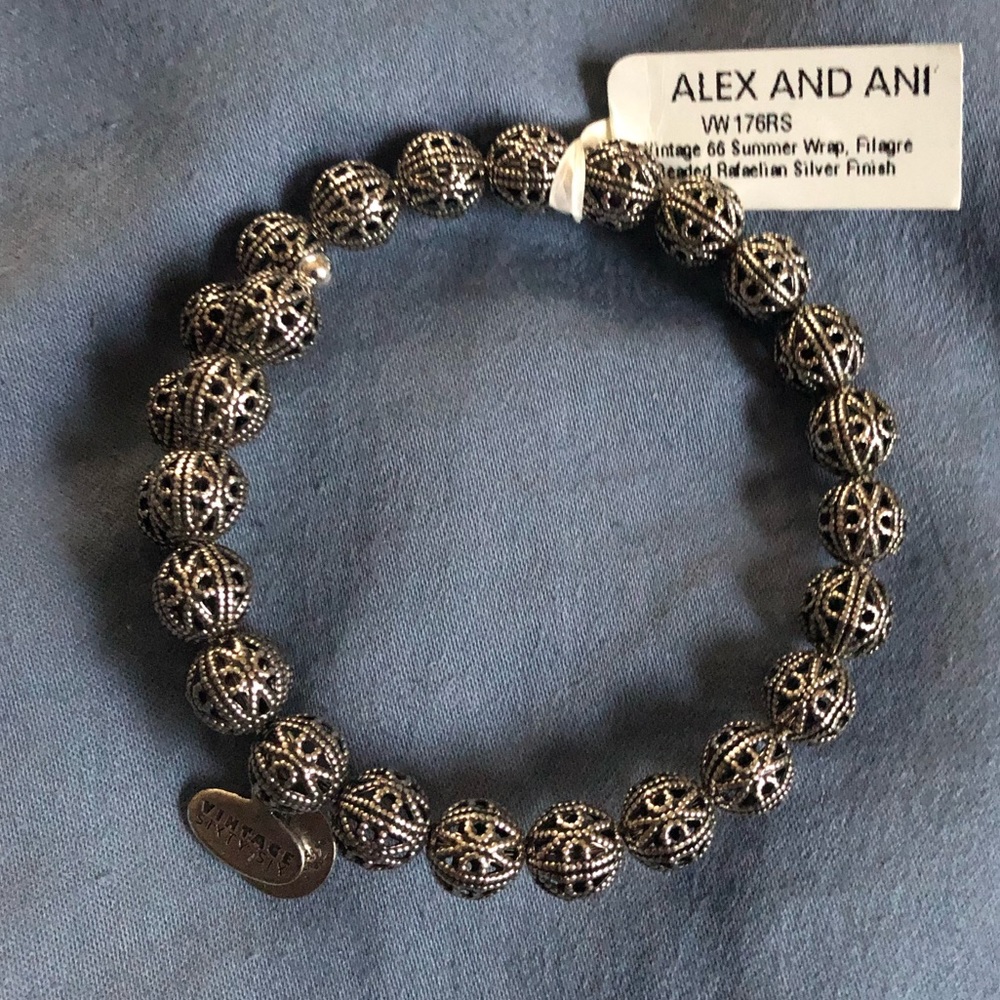 Bracelet wrap vintage silver